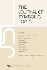 The Journal of Symbolic Logic Volume 80 - Issue 1 -