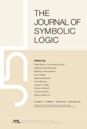 The Journal of Symbolic Logic Volume 81 - Issue 1 -