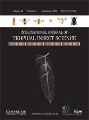 International Journal of Tropical Insect Science Volume 28 - Issue 3 -