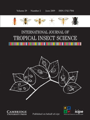 International Journal of Tropical Insect Science Volume 29 - Issue 2 -