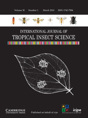 International Journal of Tropical Insect Science Volume 30 - Issue 1 -