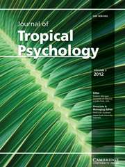 Journal of Tropical Psychology Volume 2 - Issue  -