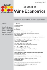 Journal of Wine Economics Volume 10 - Issue 1 -