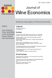 Journal of Wine Economics Volume 10 - Issue 3 -