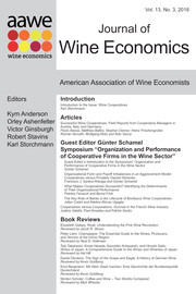 Journal of Wine Economics Volume 13 - Issue 3 -