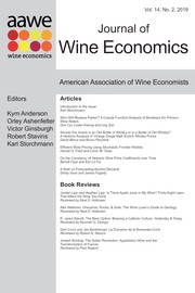 Journal of Wine Economics Volume 14 - Issue 2 -