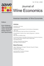 Journal of Wine Economics Volume 15 - Issue 3 -
