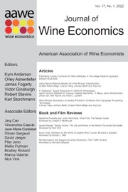 Journal of Wine Economics Volume 17 - Issue 1 -