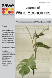 Journal of Wine Economics Volume 17 - Issue 4 -