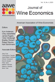 Journal of Wine Economics Volume 18 - Issue 4 -