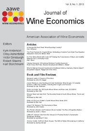 Journal of Wine Economics Volume 8 - Issue 1 -