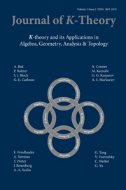 Journal of K-Theory Volume 5 - Issue 2 -