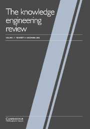 The Knowledge Engineering Review Volume 17 - Issue 4 -