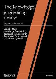 The Knowledge Engineering Review Volume 22 - Issue 2 -  Special Issue: Knowledge Engineering Tools and Techniques for Automated Planning and Scheduling Systems