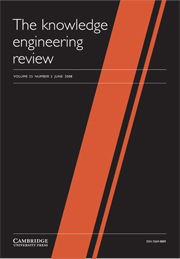 The Knowledge Engineering Review Volume 23 - Issue 2 -