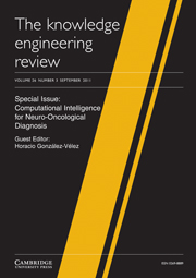 The Knowledge Engineering Review Volume 26 - Issue 3 -  Computational Intelligence for Neuro-Oncological Diagnosis