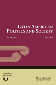Latin American Politics and Society Volume 60 - Issue 3 -