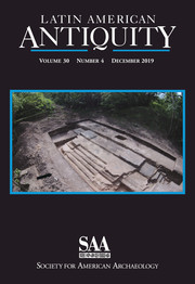 Latin American Antiquity Volume 30 - Issue 4 -