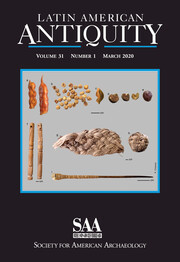 Latin American Antiquity Volume 31 - Issue 1 -