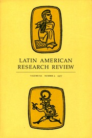Latin American Research Review Volume 12 - Issue 2 -