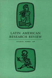 Latin American Research Review Volume 13 - Issue 2 -