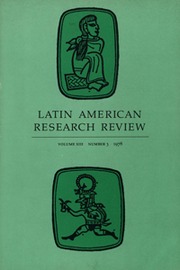 Latin American Research Review Volume 13 - Issue 3 -