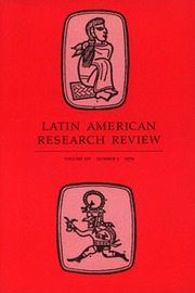 Latin American Research Review Volume 14 - Issue 3 -