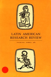 Latin American Research Review Volume 18 - Issue 3 -