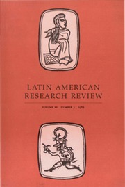 Latin American Research Review Volume 20 - Issue 3 -