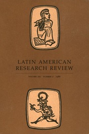 Latin American Research Review Volume 21 - Issue 2 -