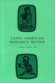 Latin American Research Review Volume 22 - Issue 3 -