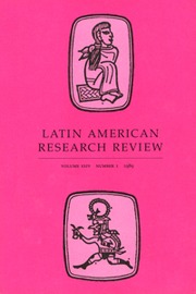 Latin American Research Review Volume 24 - Issue 1 -