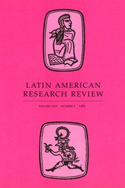 Latin American Research Review Volume 24 - Issue 2 -
