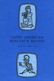 Latin American Research Review Volume 25 - Issue 2 -