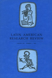 Latin American Research Review Volume 25 - Issue 3 -