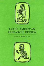 Latin American Research Review Volume 27 - Issue 2 -