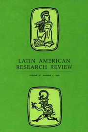Latin American Research Review Volume 27 - Issue 3 -