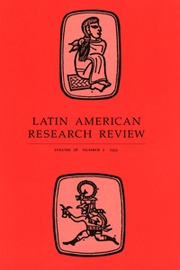Latin American Research Review Volume 28 - Issue 2 -