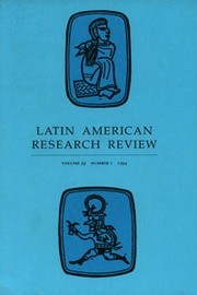 Latin American Research Review Volume 29 - Issue 1 -