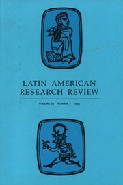 Latin American Research Review Volume 29 - Issue 3 -