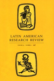 Latin American Research Review Volume 33 - Issue 2 -