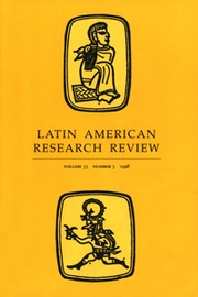 Latin American Research Review Volume 33 - Issue 3 -
