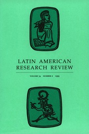 Latin American Research Review Volume 34 - Issue 2 -
