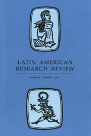 Latin American Research Review Volume 36 - Issue 2 -