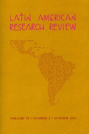 Latin American Research Review Volume 6 - Issue 2 -
