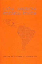 Latin American Research Review Volume 7 - Issue 2 -
