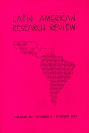 Latin American Research Review Volume 9 - Issue 2 -