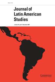 Journal of Latin American Studies Volume 39 - Issue 4 -