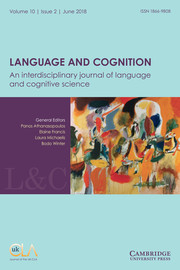 Language and Cognition Volume 10 - Issue 2 -