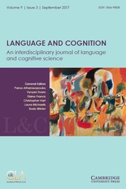 Language and Cognition Volume 9 - Issue 3 -